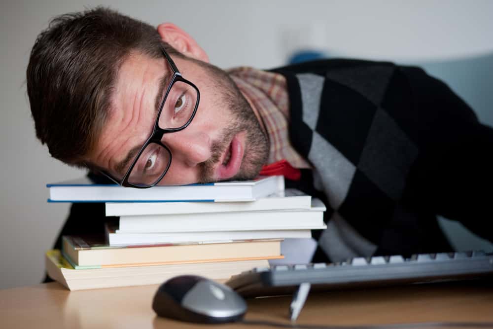 Is this guy falling asleep on YOUR essay? I hope not!